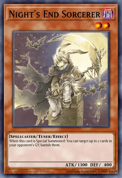 Night's End Sorcerer trading card