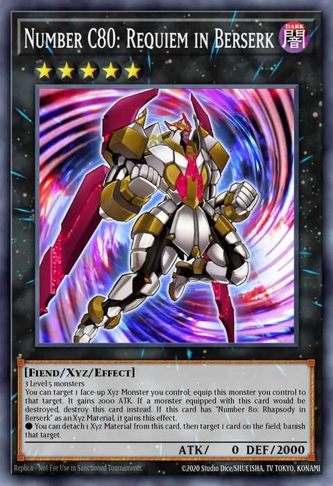 Number C80: Requiem in Berserk trading card