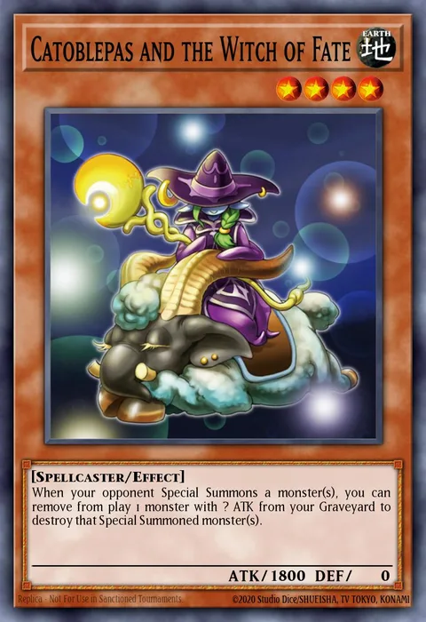 Catoblepas and the Witch of Fate trading card