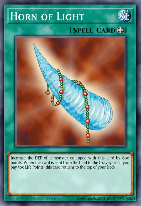 Horn of Light trading card