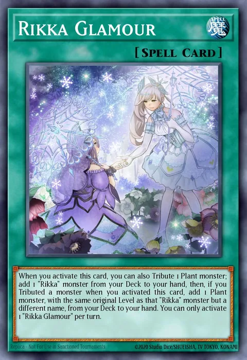 Rikka Glamour trading card