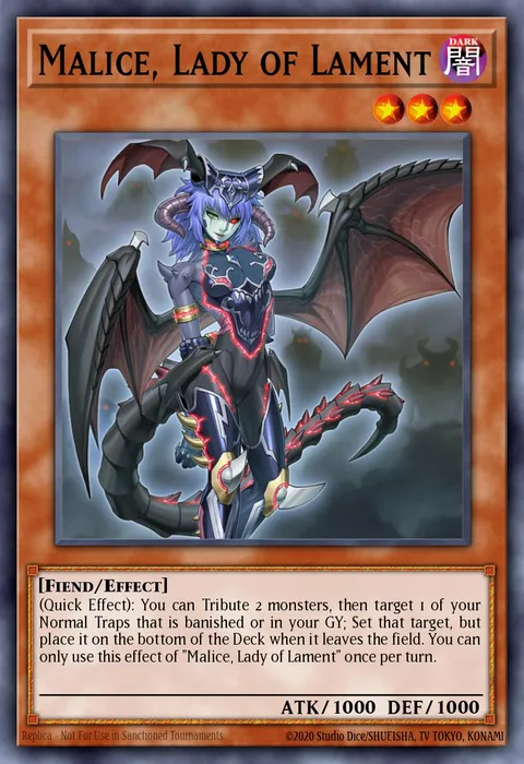 Malice, Lady of Lament trading card