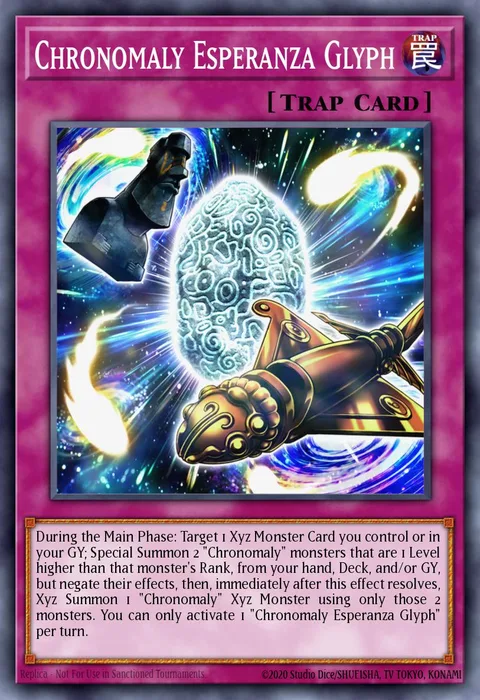 Chronomaly Esperanza Glyph trading card