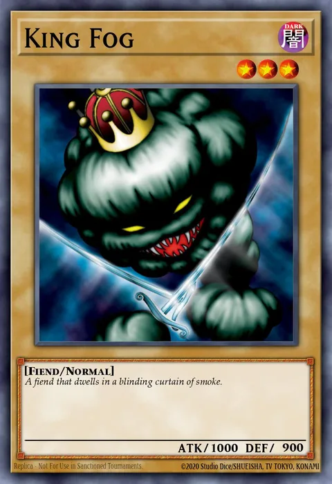King Fog trading card