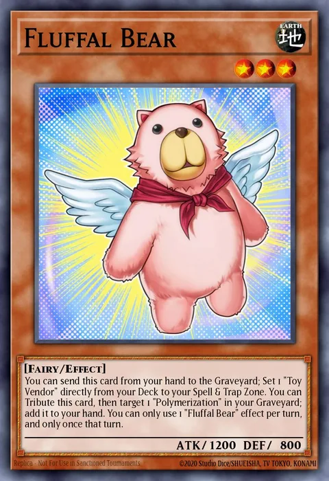 Fluffal Bear trading card