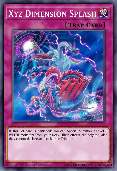 Xyz Dimension Splash trading card