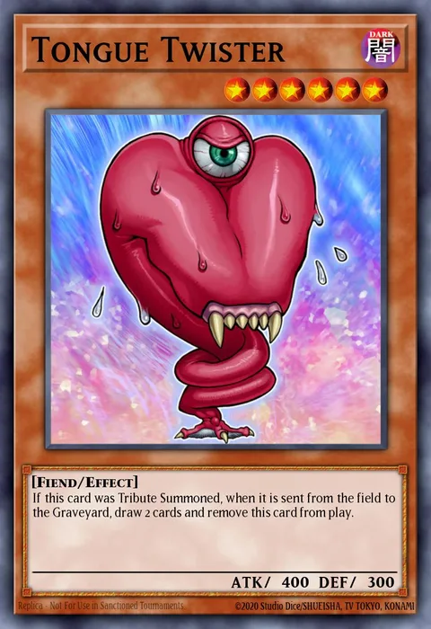 Tongue Twister trading card