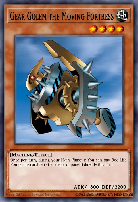Gear Golem the Moving Fortress trading card