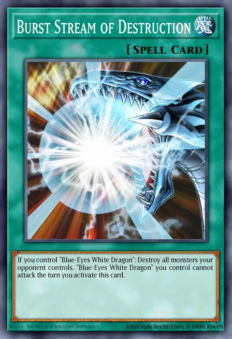 Burst Stream of Destruction trading card
