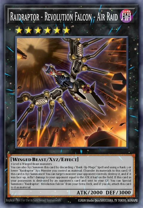 Raidraptor - Revolution Falcon - Air Raid trading card