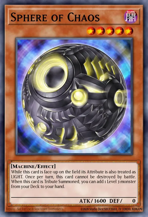 Sphere of Chaos trading card