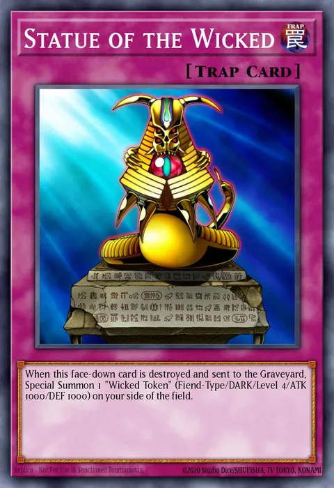 Statue of the Wicked trading card