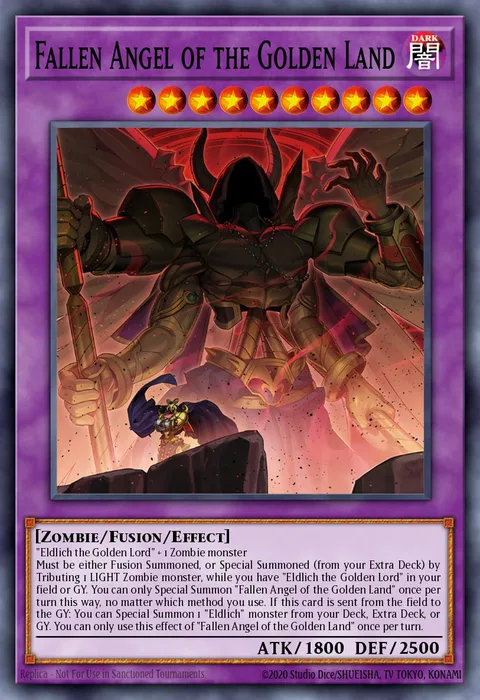 Fallen Angel of the Golden Land trading card