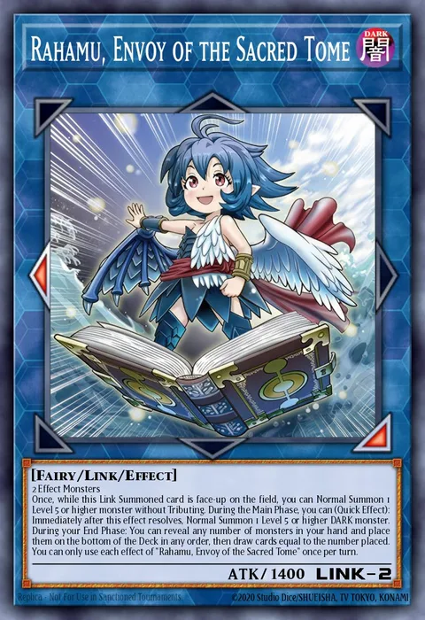 Rahamu, Envoy of the Sacred Tome trading card