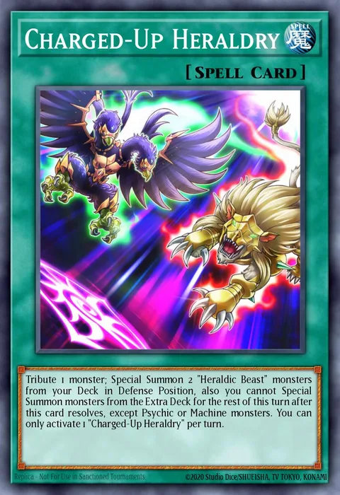 Charged-Up Heraldry trading card