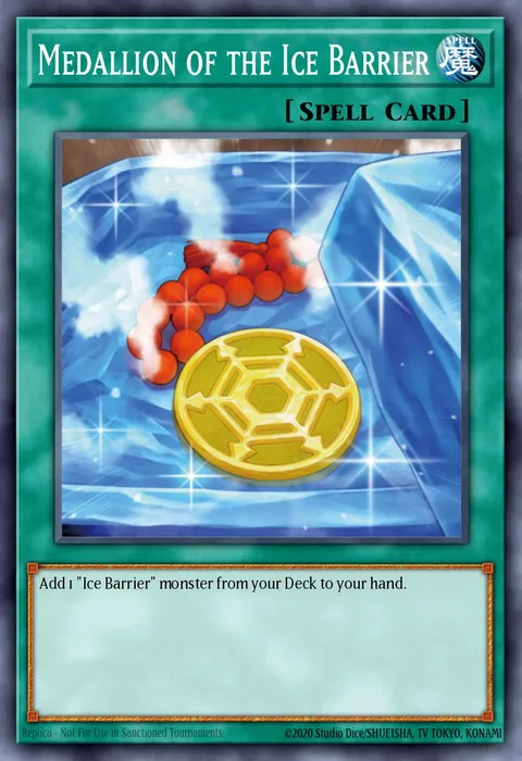 Medallion of the Ice Barrier trading card