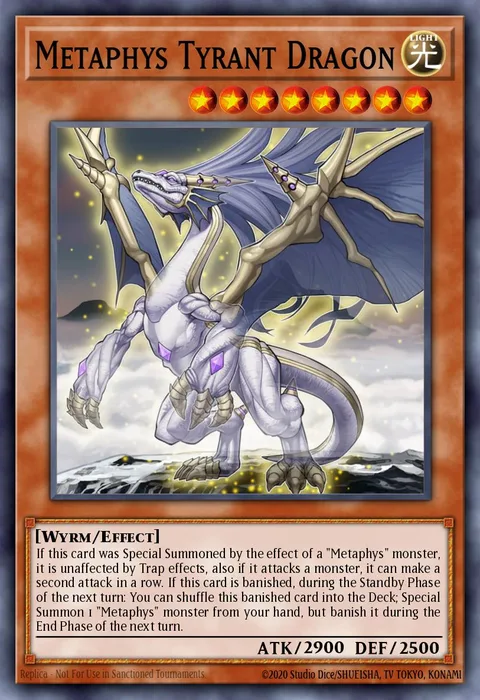 Metaphys Tyrant Dragon trading card