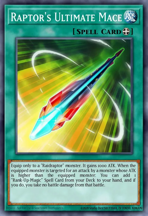 Raptor's Ultimate Mace trading card