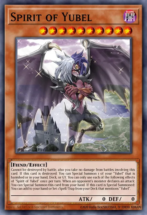 Spirit of Yubel trading card