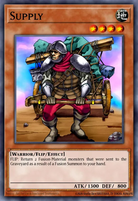 Supply trading card