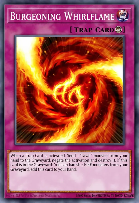 Burgeoning Whirlflame trading card