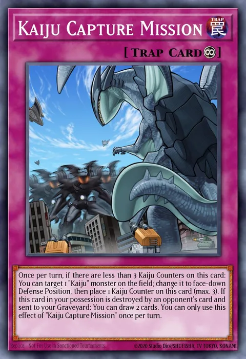 Kaiju Capture Mission trading card