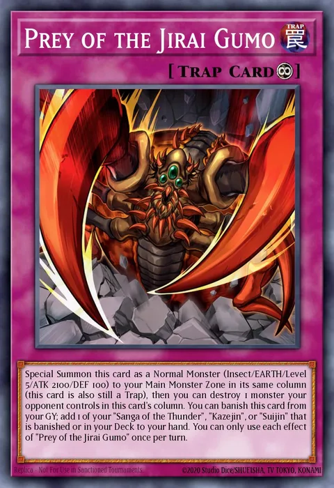 Prey of the Jirai Gumo trading card
