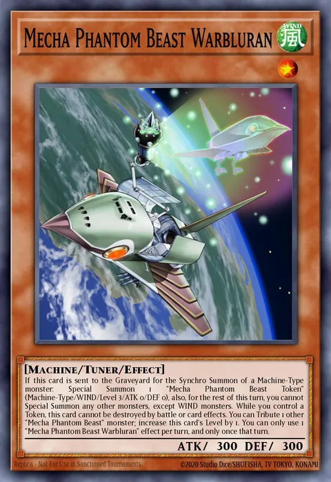 Mecha Phantom Beast Warbluran trading card