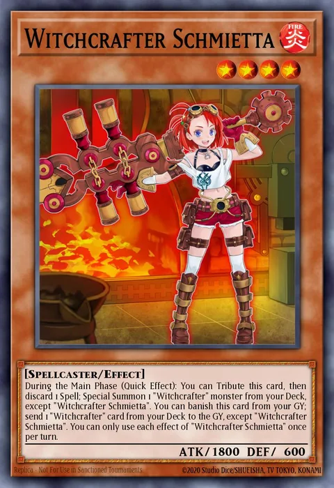 Witchcrafter Schmietta trading card