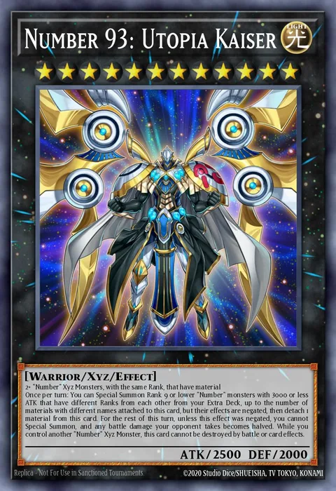 Number 93: Utopia Kaiser trading card