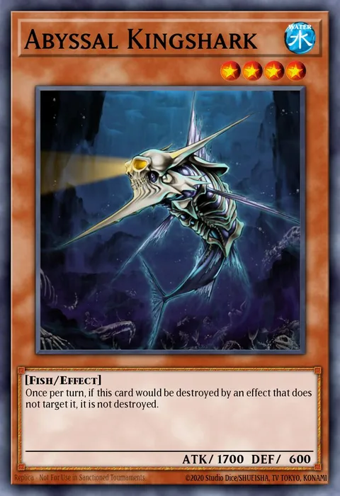Abyssal Kingshark trading card