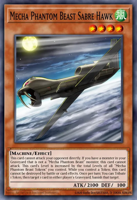 Mecha Phantom Beast Sabre Hawk trading card