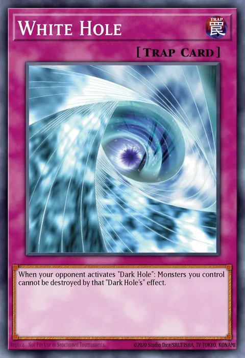 White Hole trading card
