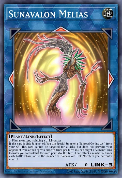 Sunavalon Melias trading card