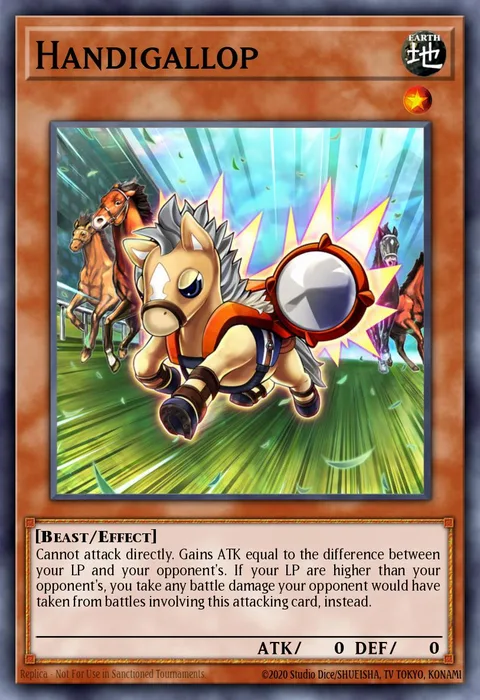 Handigallop trading card