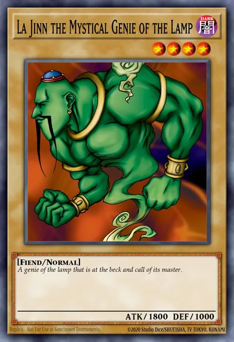 La Jinn the Mystical Genie of the Lamp trading card