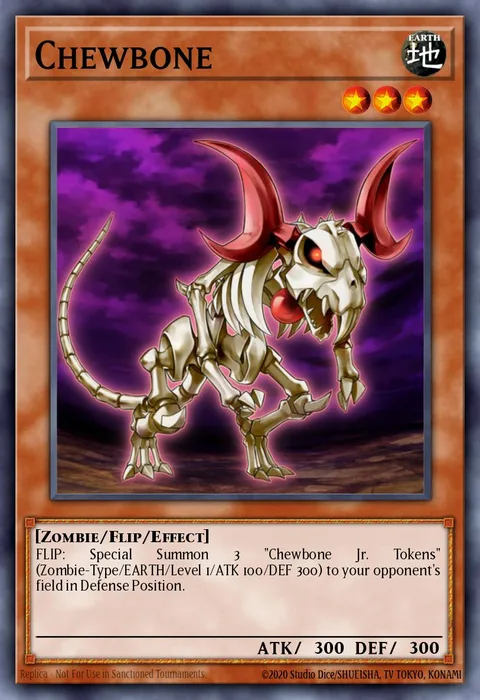 Chewbone trading card