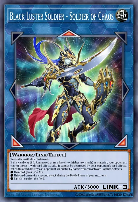Black Luster Soldier - Soldier of Chaos trading card