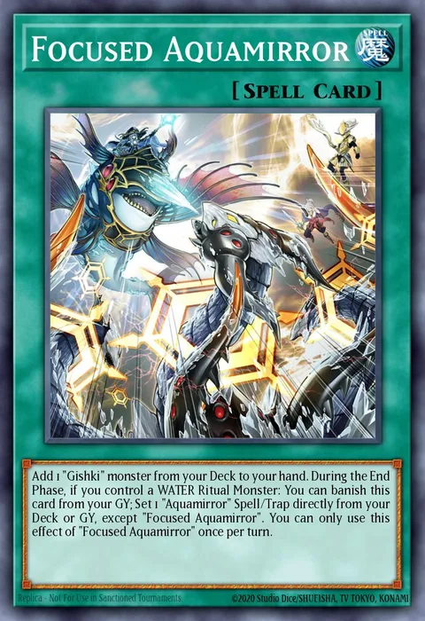 Focused Aquamirror trading card