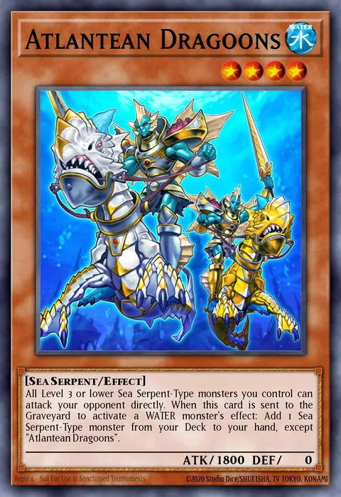 Atlantean Dragoons trading card