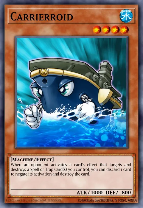 Carrierroid trading card