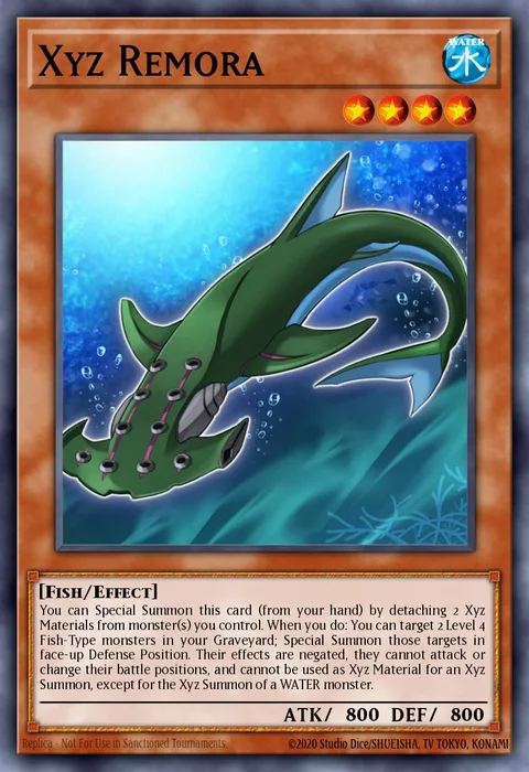 Xyz Remora trading card