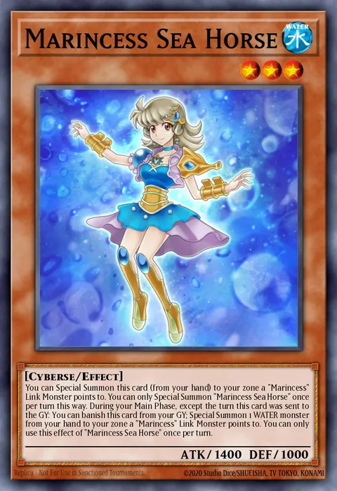 Marincess Sea Horse trading card