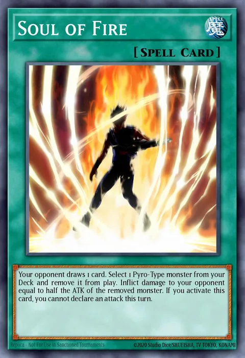 Soul of Fire trading card