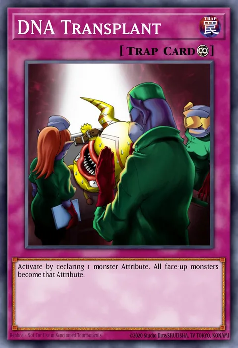 DNA Transplant trading card