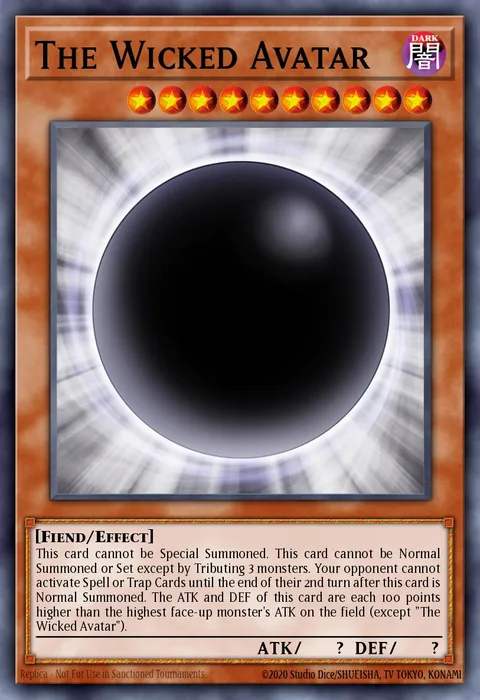 The Wicked Avatar trading card