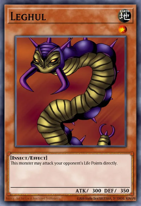 Leghul trading card