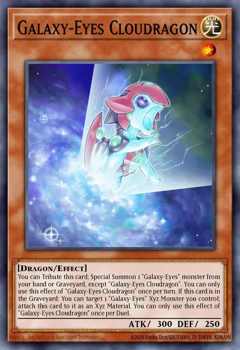 Galaxy-Eyes Cloudragon trading card