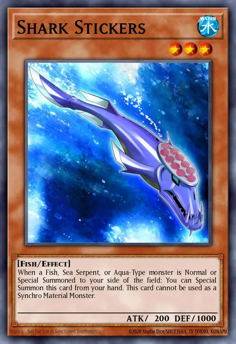 Shark Stickers trading card