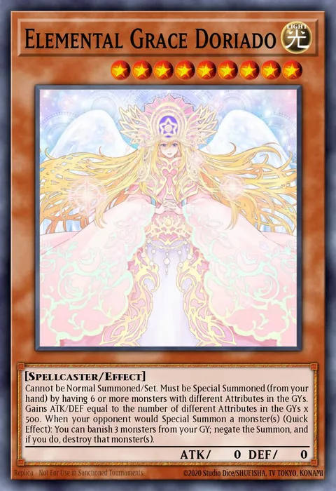 Elemental Grace Doriado trading card